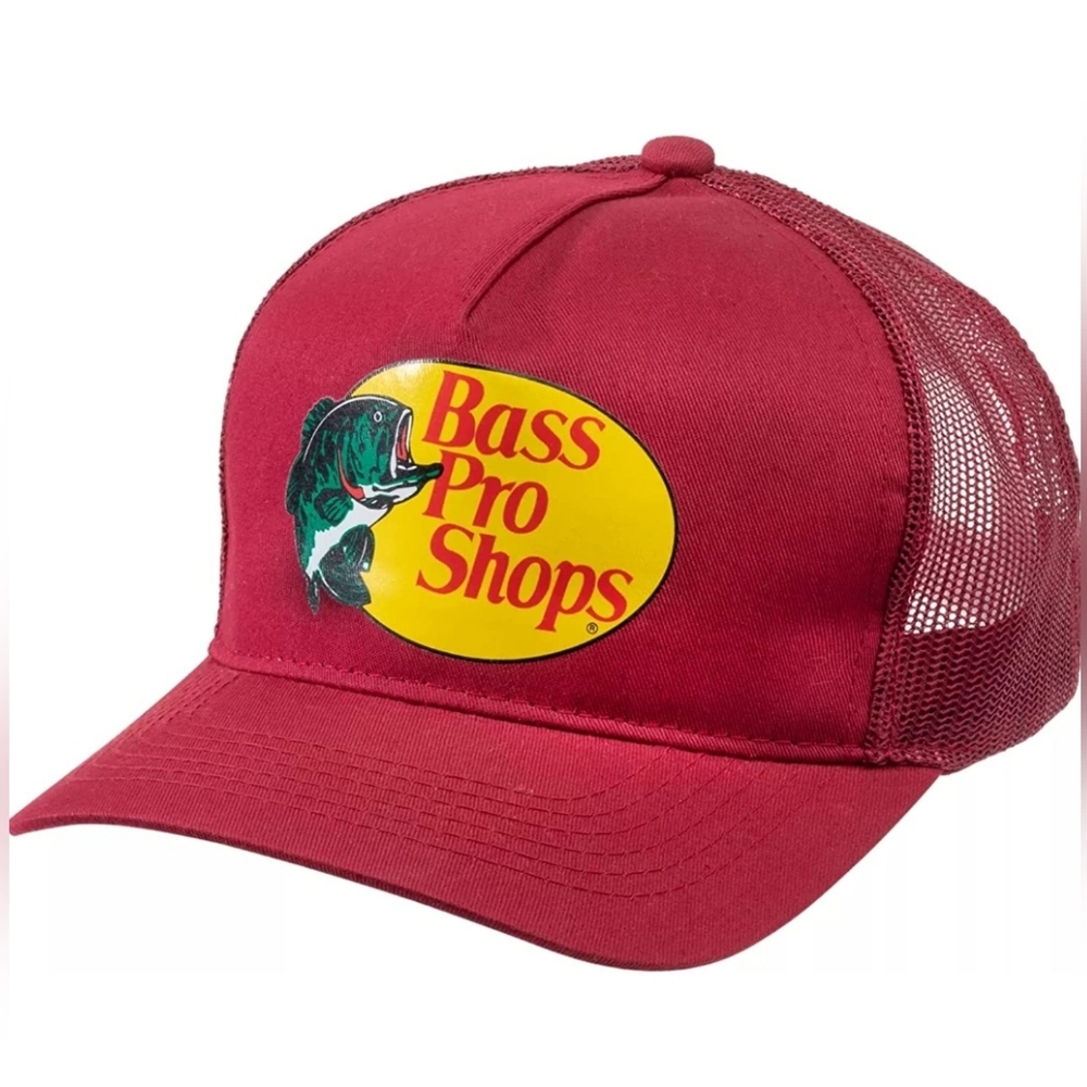 Bass Pro Shop Trucker Cap Cardinal Unisex New